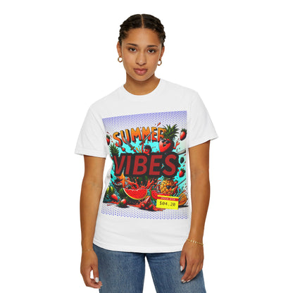 Summer Vibes Unisex Garment-Dyed T-Shirt