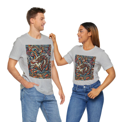 Vibrant Dragon Graphic Tee - Unisex Jersey Short Sleeve Shirt