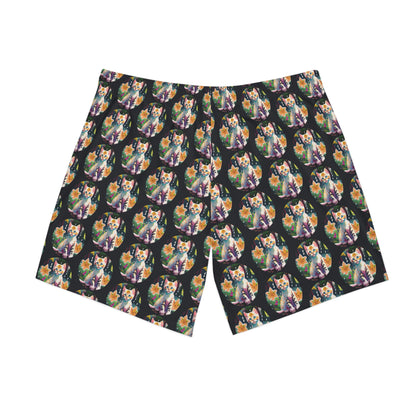 Men's Elastic Beach Shorts (AOP)