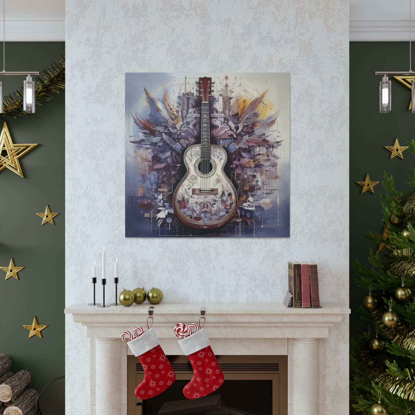 Canvas Gallery Wraps Art Decor Print on Cotton Fabric