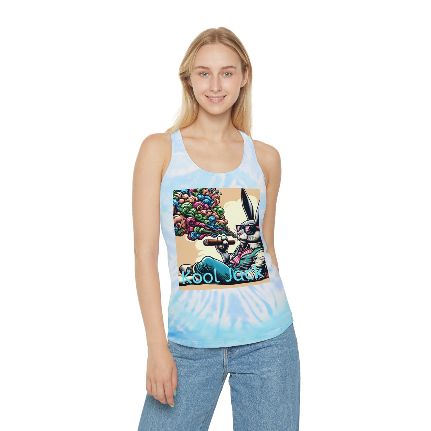 Tie Dye Tank Top - Unique Racerback Style for Street Fashion