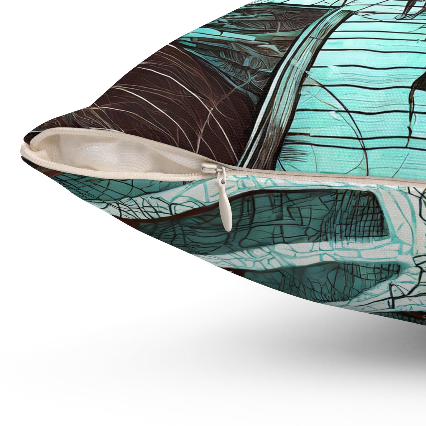 Enjoy Style with Spun Polyester Square Pillow