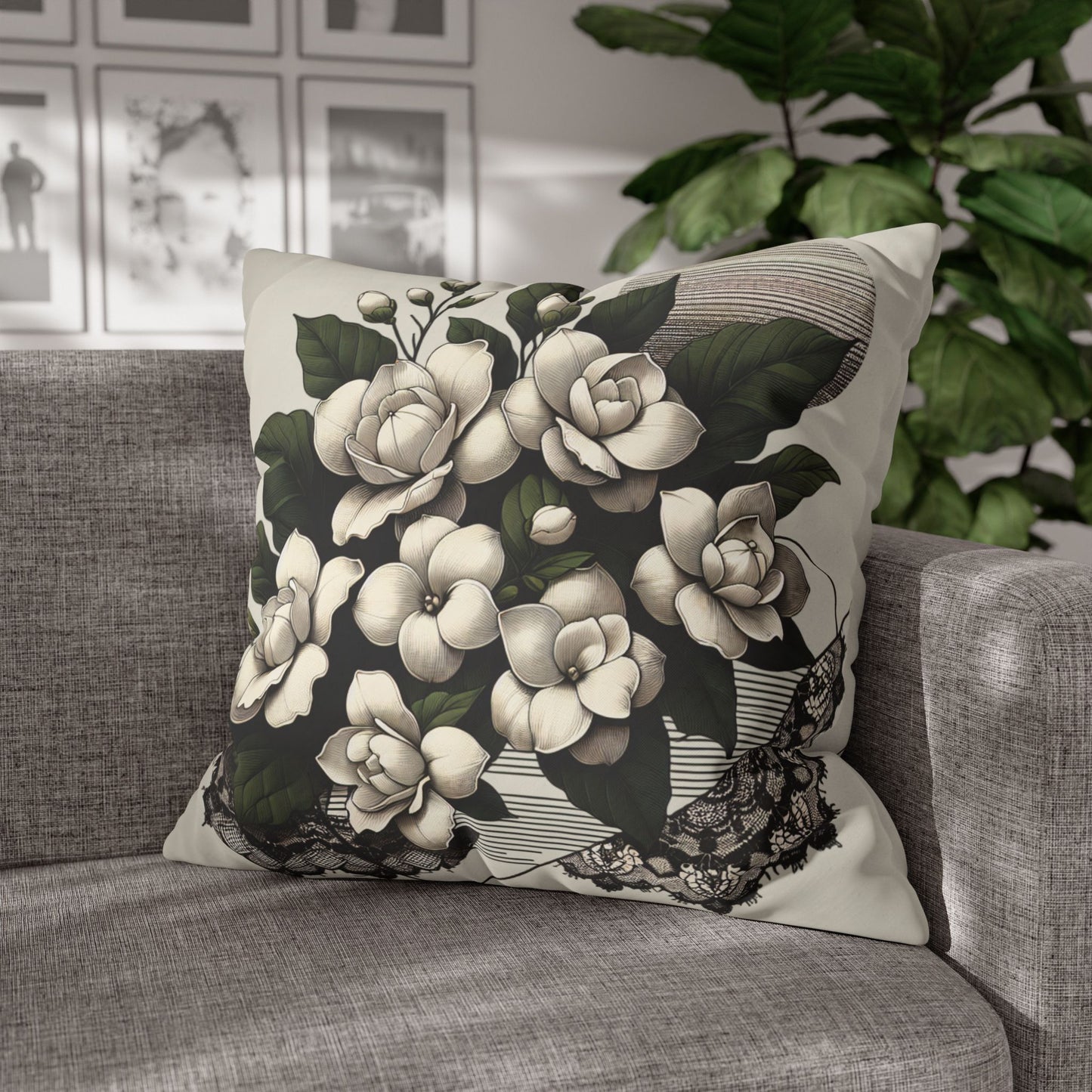 Square Poly Canvas Pillowcase