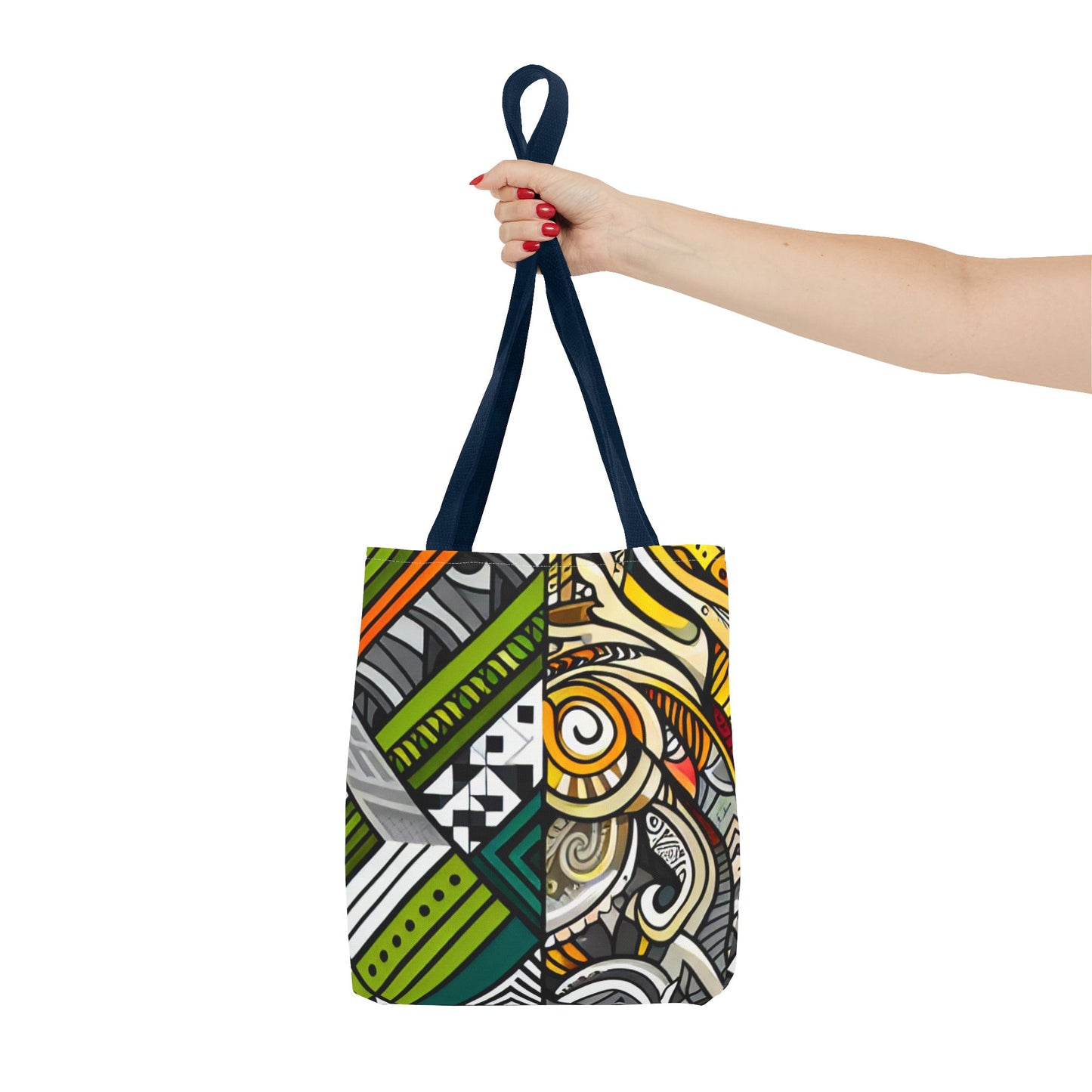 Custom Tote Bag - Stylish and Durable Design with Multiple Handle Colors