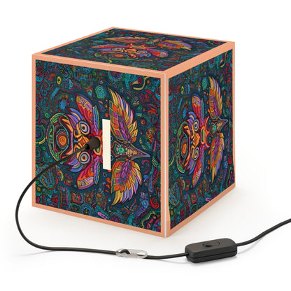 Owl Tribal Light Cube Lamp