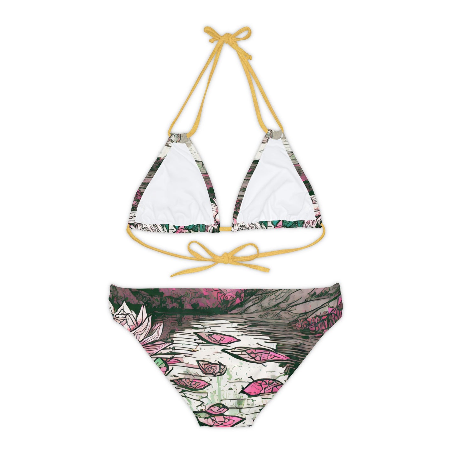Strappy Bikini Set (AOP)