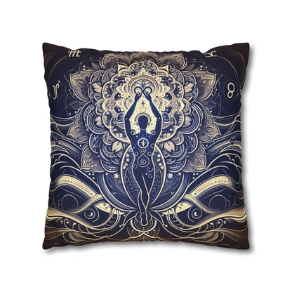 Spun Polyester Square Pillowcase