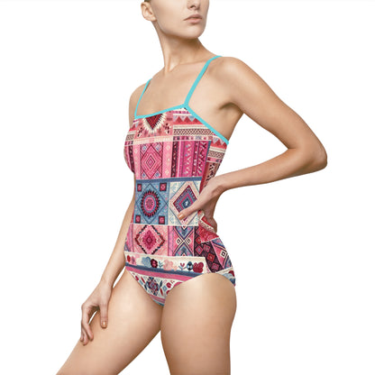 Bohemian Print Women's One-Piece Swimsuit - Perfect for Summer Fun!