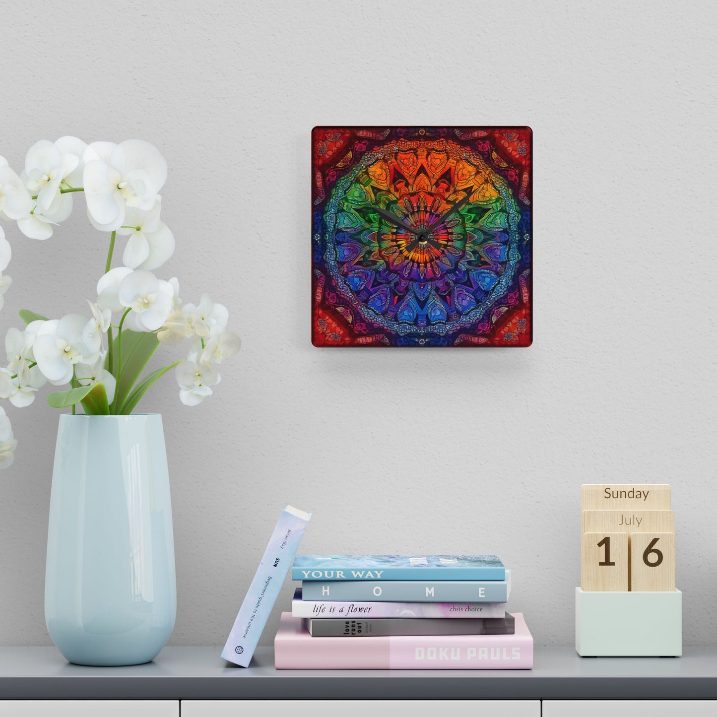 Jenna Acrylic Wall Clock