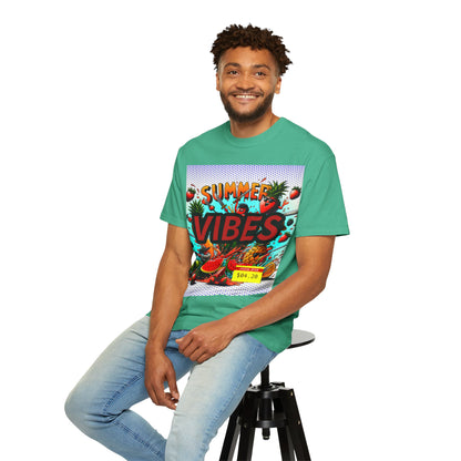 Summer Vibes Unisex Garment-Dyed T-Shirt
