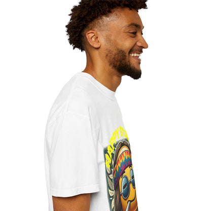 Happy Stoner Unisex Garment-Dyed T-Shirt | Chill Vibe Tee for Budding Enthusiasts