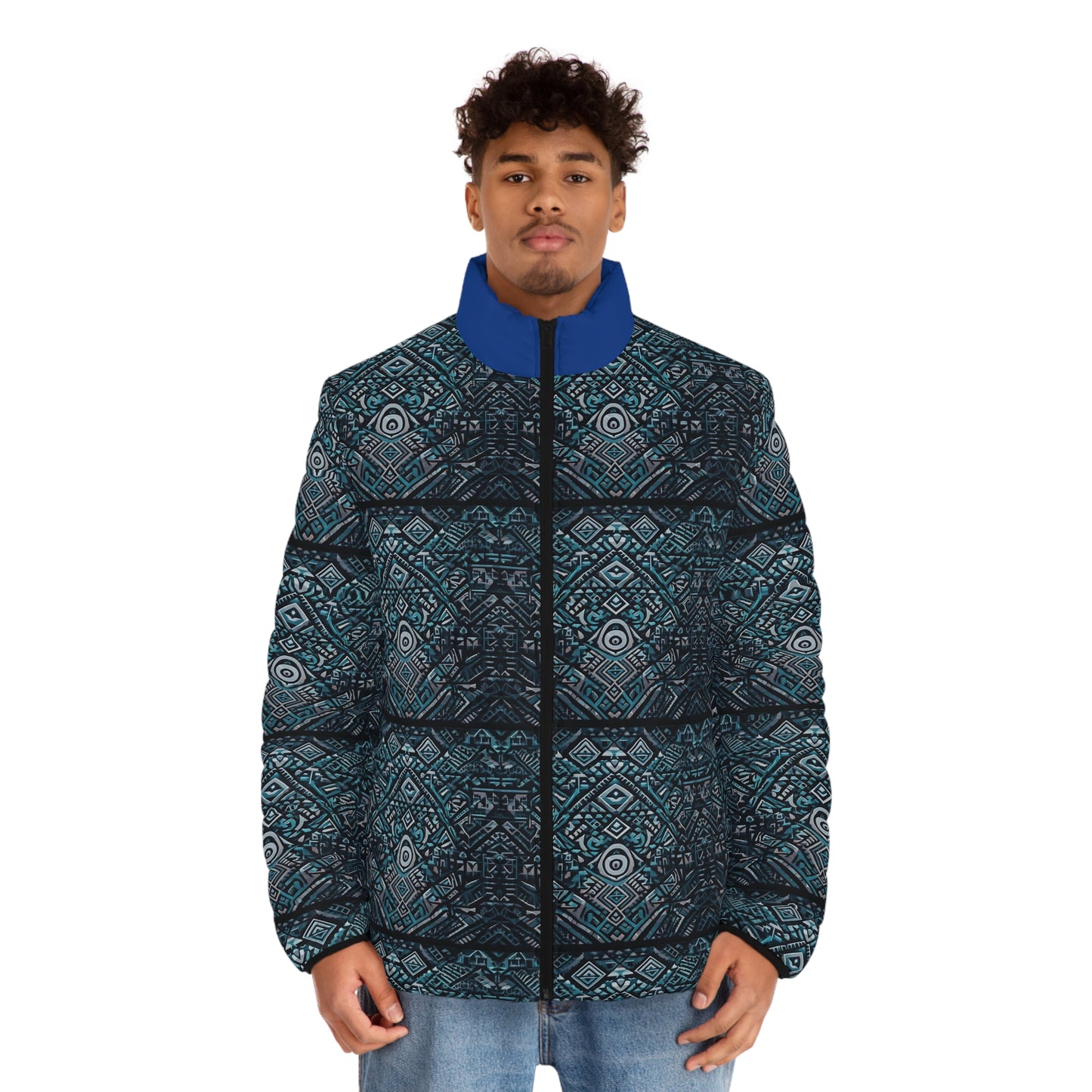 All Weather Men's Puffer Jacket (AOP)