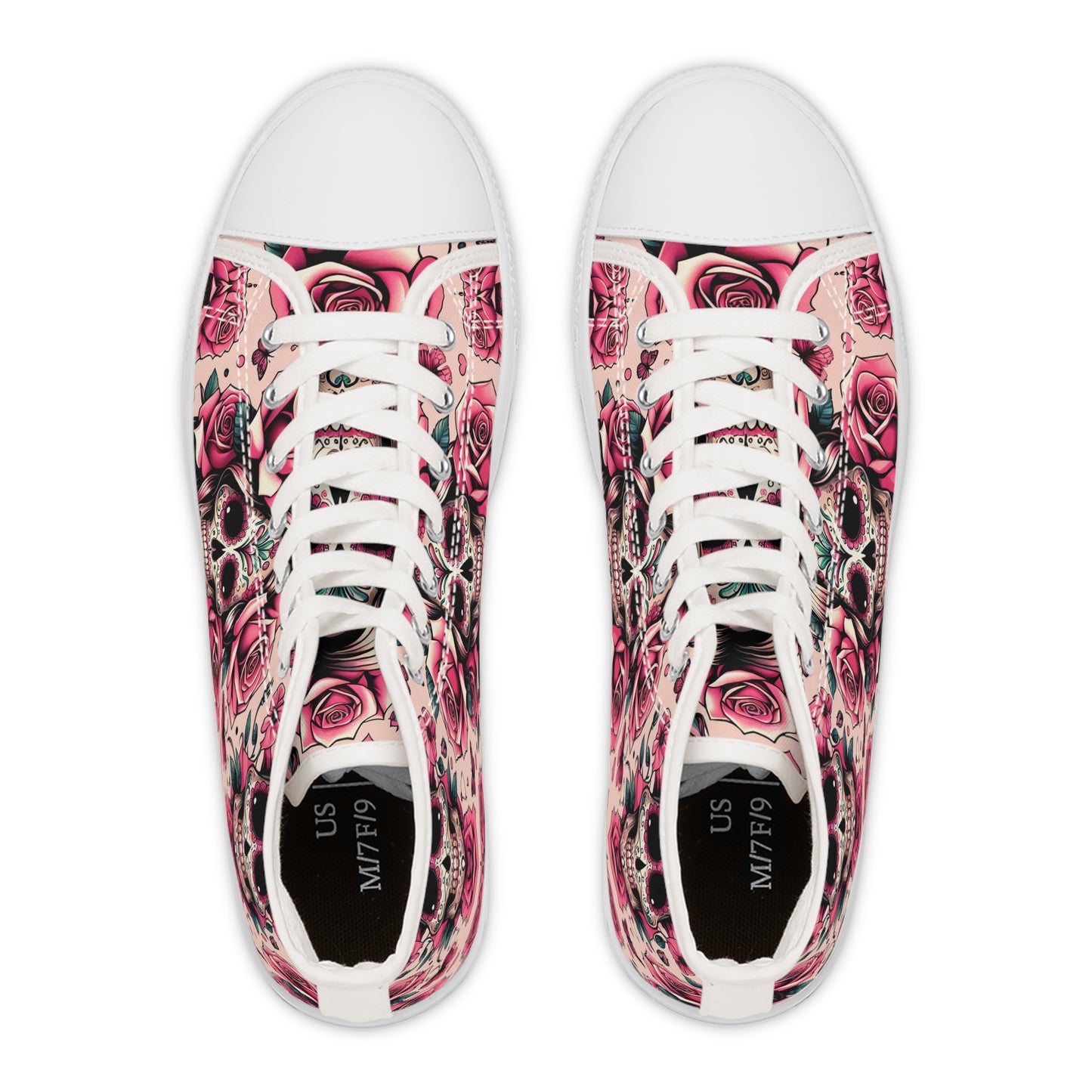 Canvas High Top Sneakers for Women with Custom Design Option