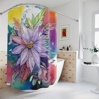 Shadow Bloomers Shower Curtains