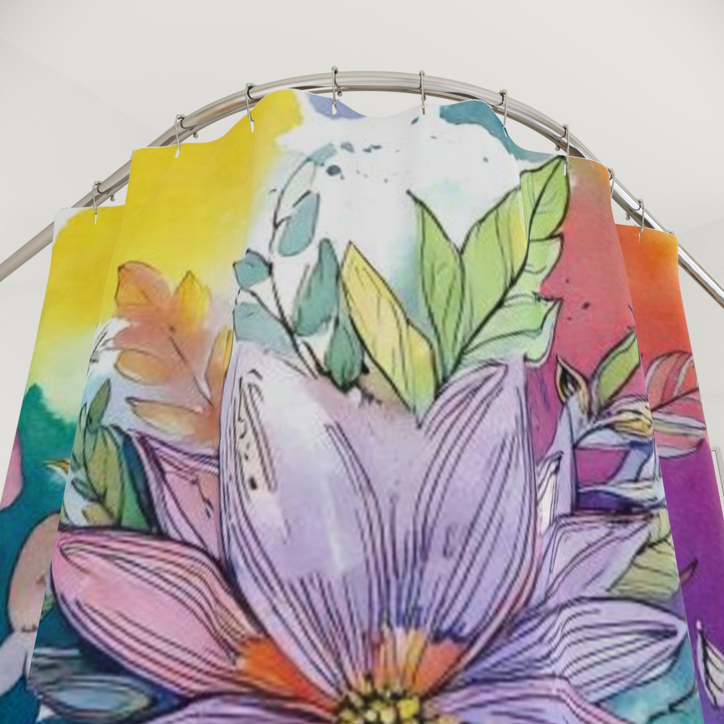 Shadow Bloomers Shower Curtains