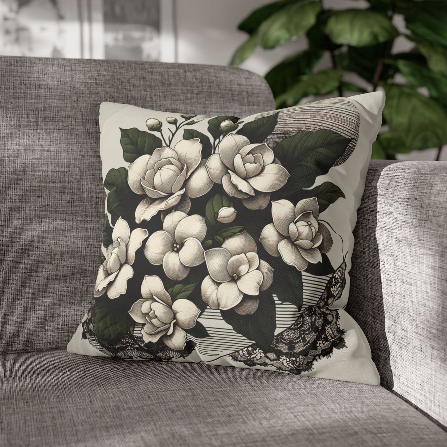 Square Poly Canvas Pillowcase