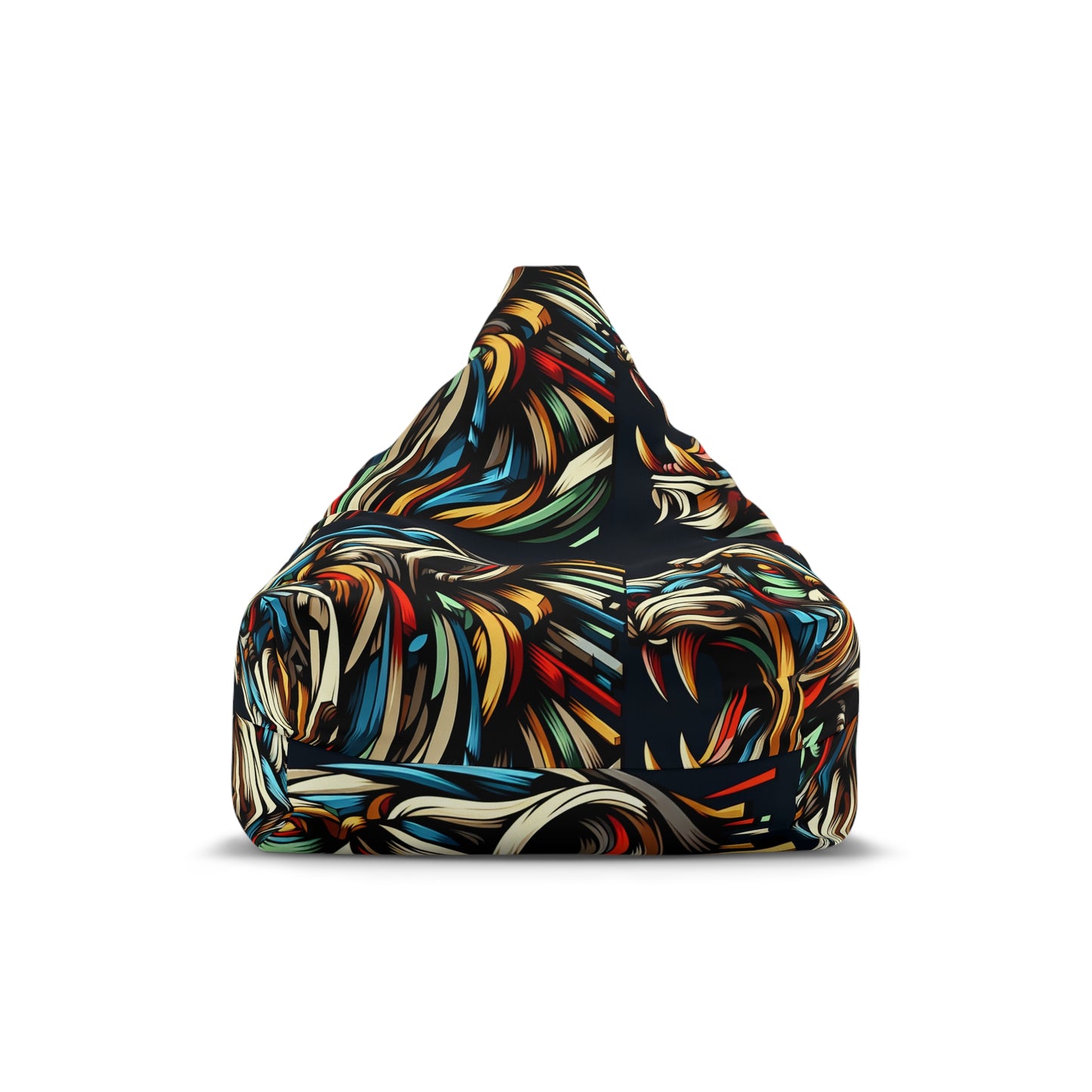 Simple Alluring Style Tiger Bean Bag Chair Cover