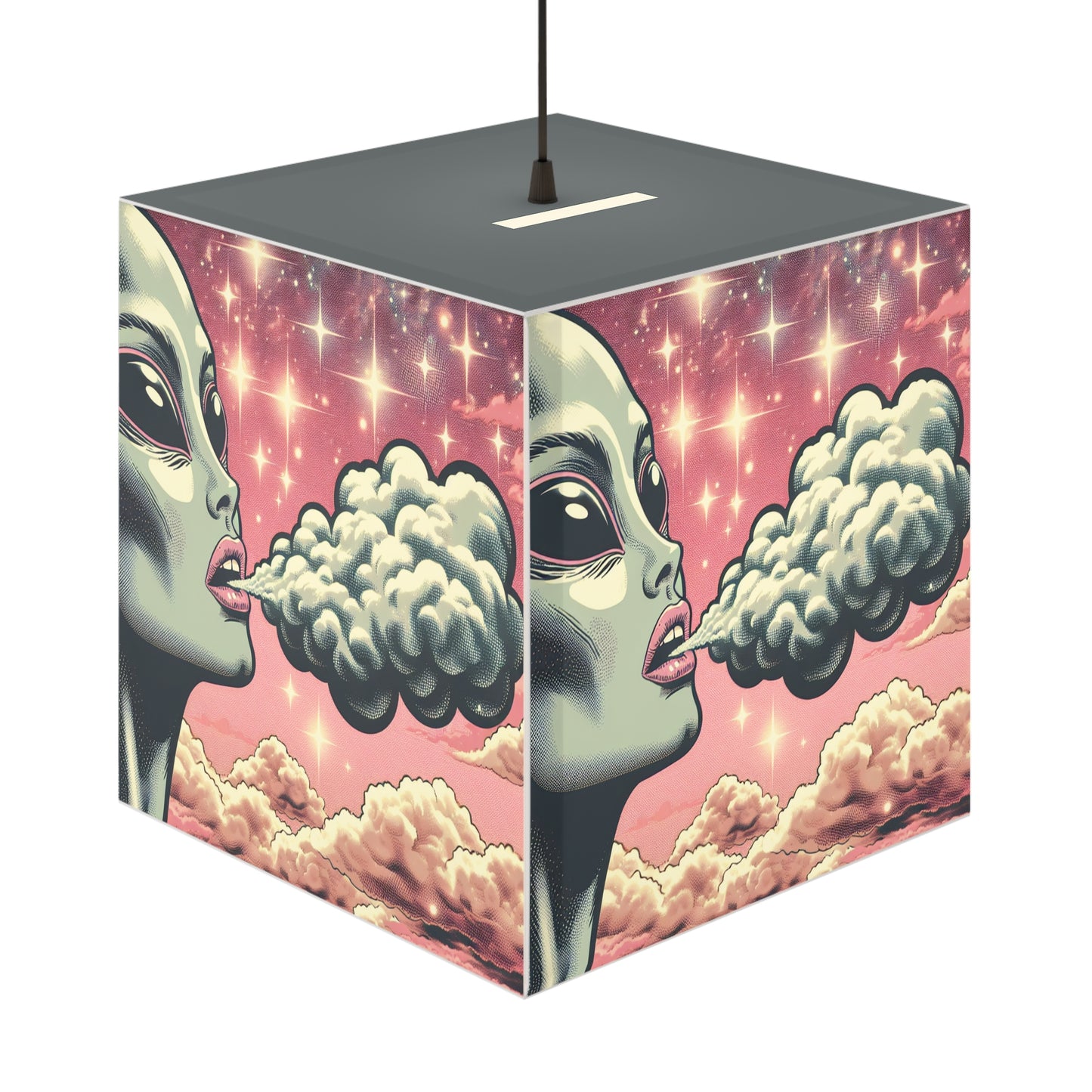 Breath in Light Cube Lamp