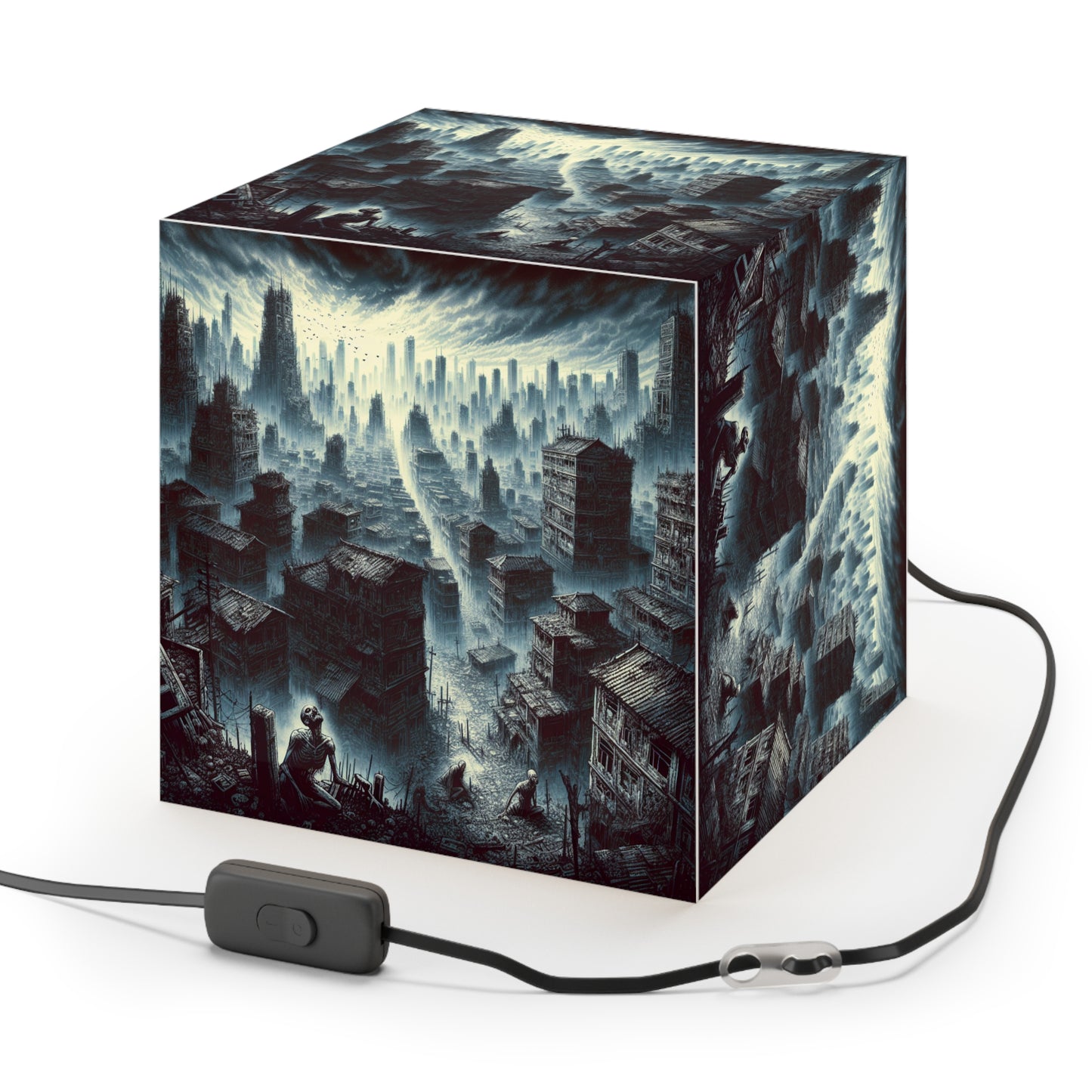 My Village of Souls Light Cube Lamp