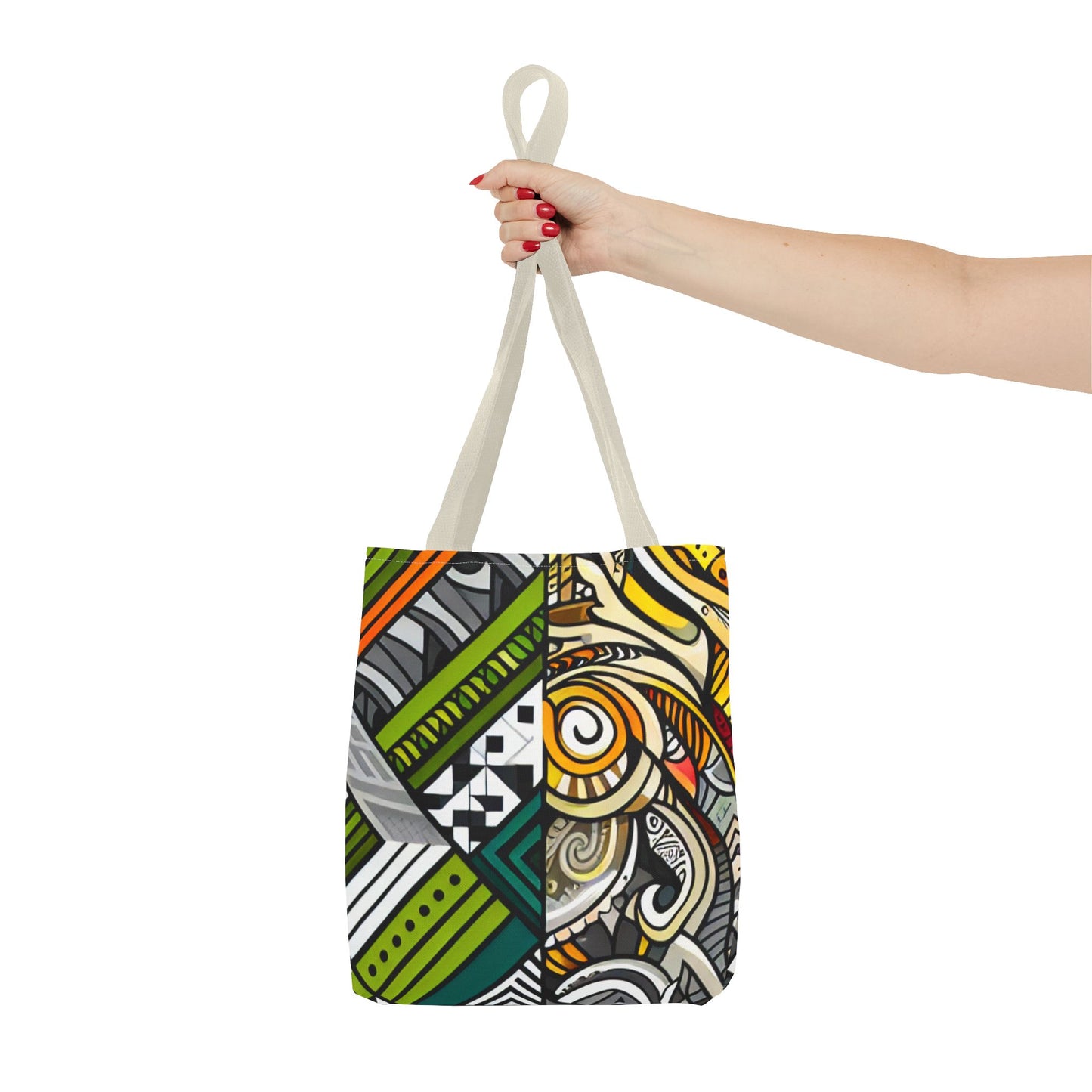 Custom Tote Bag - Stylish and Durable Design with Multiple Handle Colors