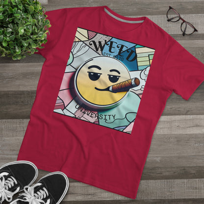 Cozy Weed University Tee - Modern Fit Cannabis T-Shirt for Fun Lovers