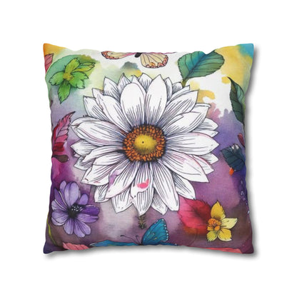Spun Polyester Square Pillowcase