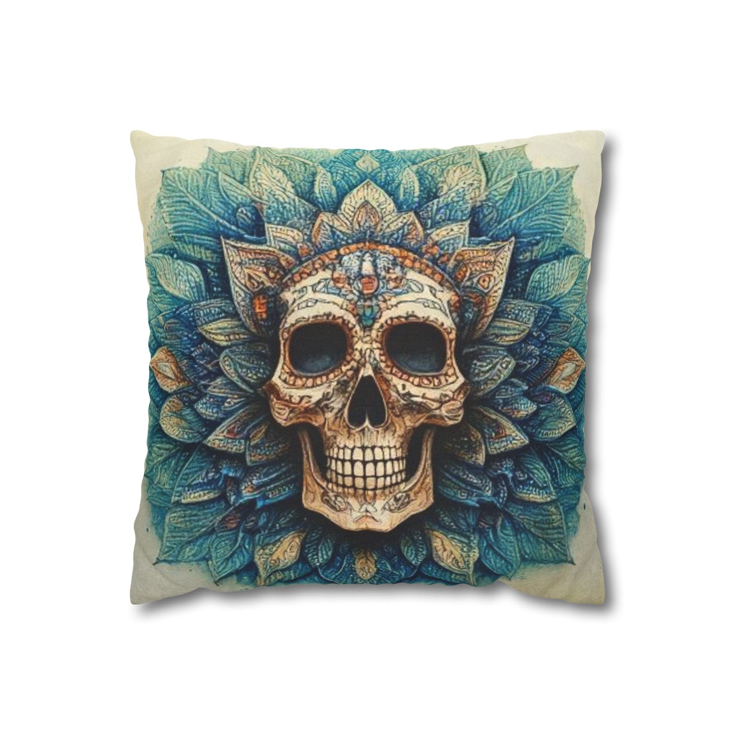 Spun Polyester Square Pillowcase