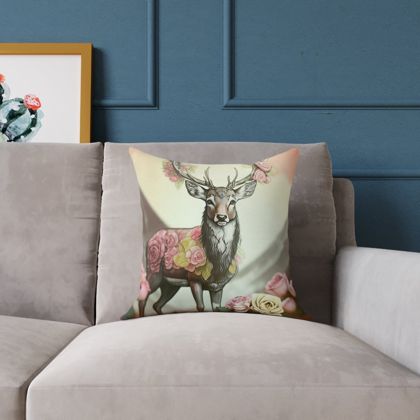 Love Her Square Poly Canvas Pillow