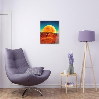 Yellow Planet Acrylic Prints