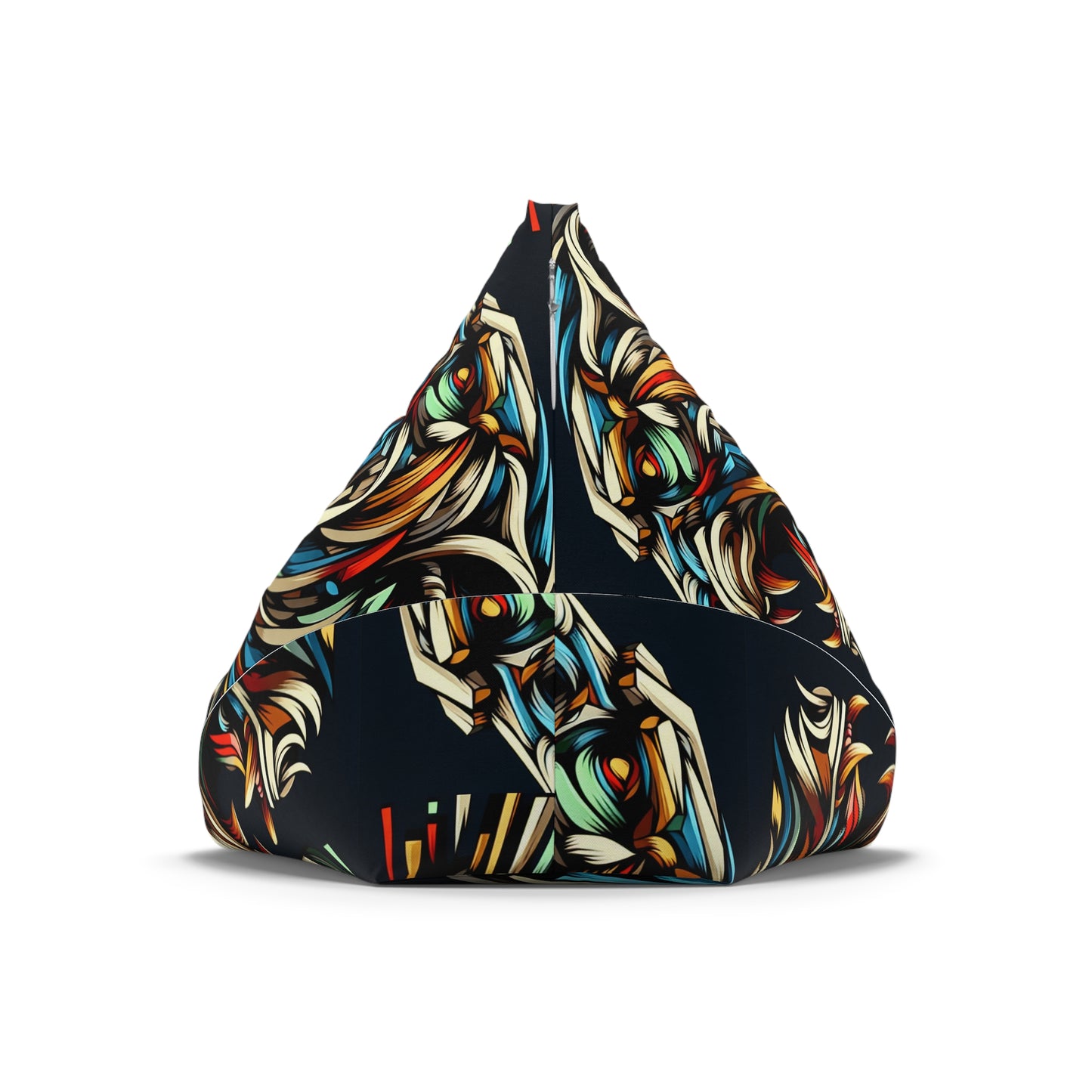Simple Alluring Style Tiger Bean Bag Chair Cover