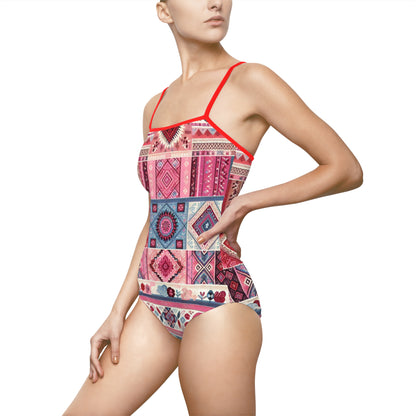 Bohemian Print Women's One-Piece Swimsuit - Perfect for Summer Fun!