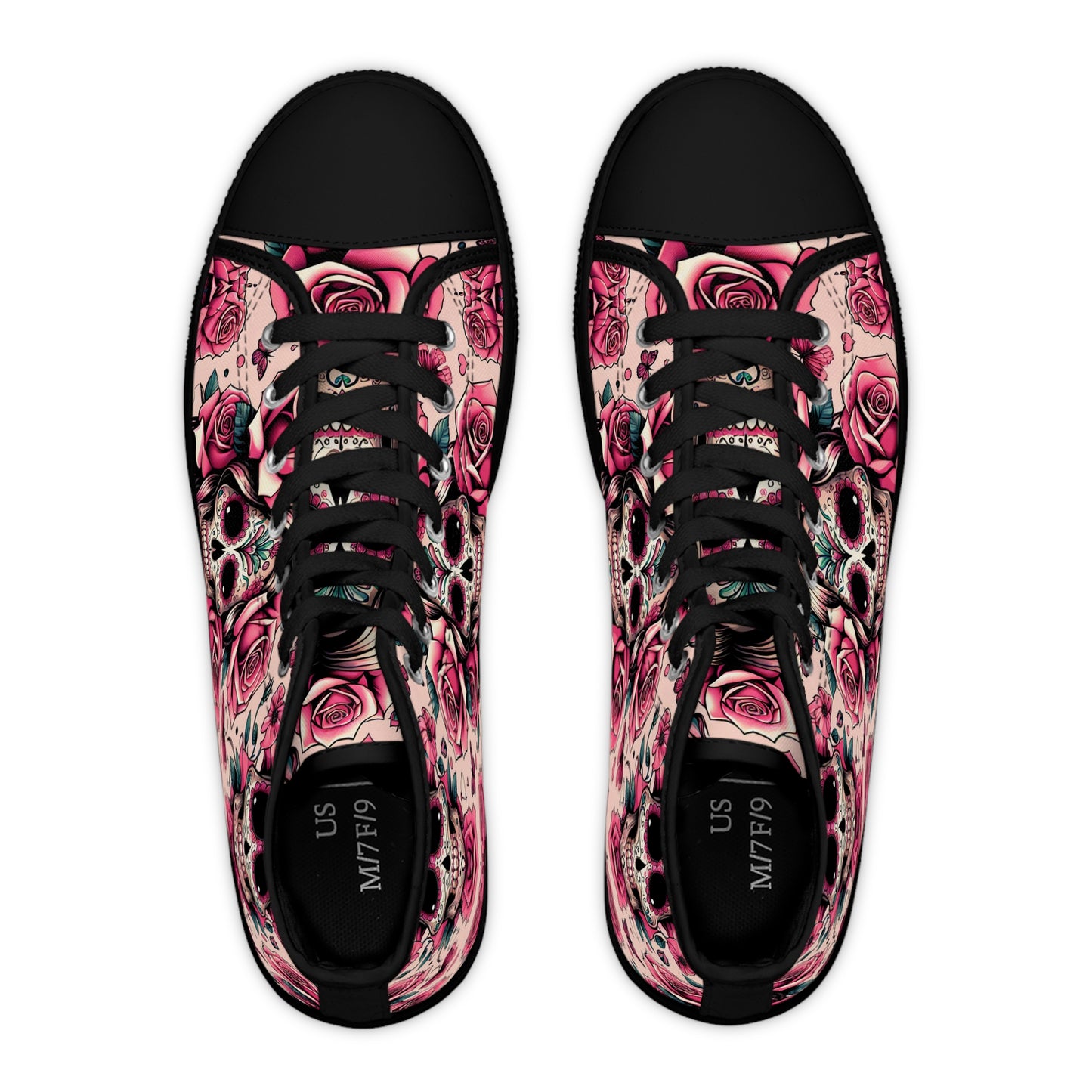 Canvas High Top Sneakers for Women with Custom Design Option
