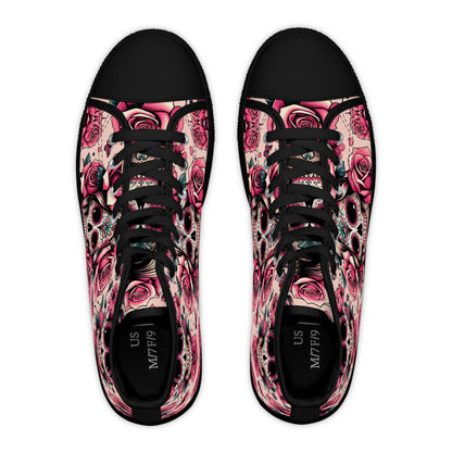 Canvas High Top Sneakers for Women with Custom Design Option