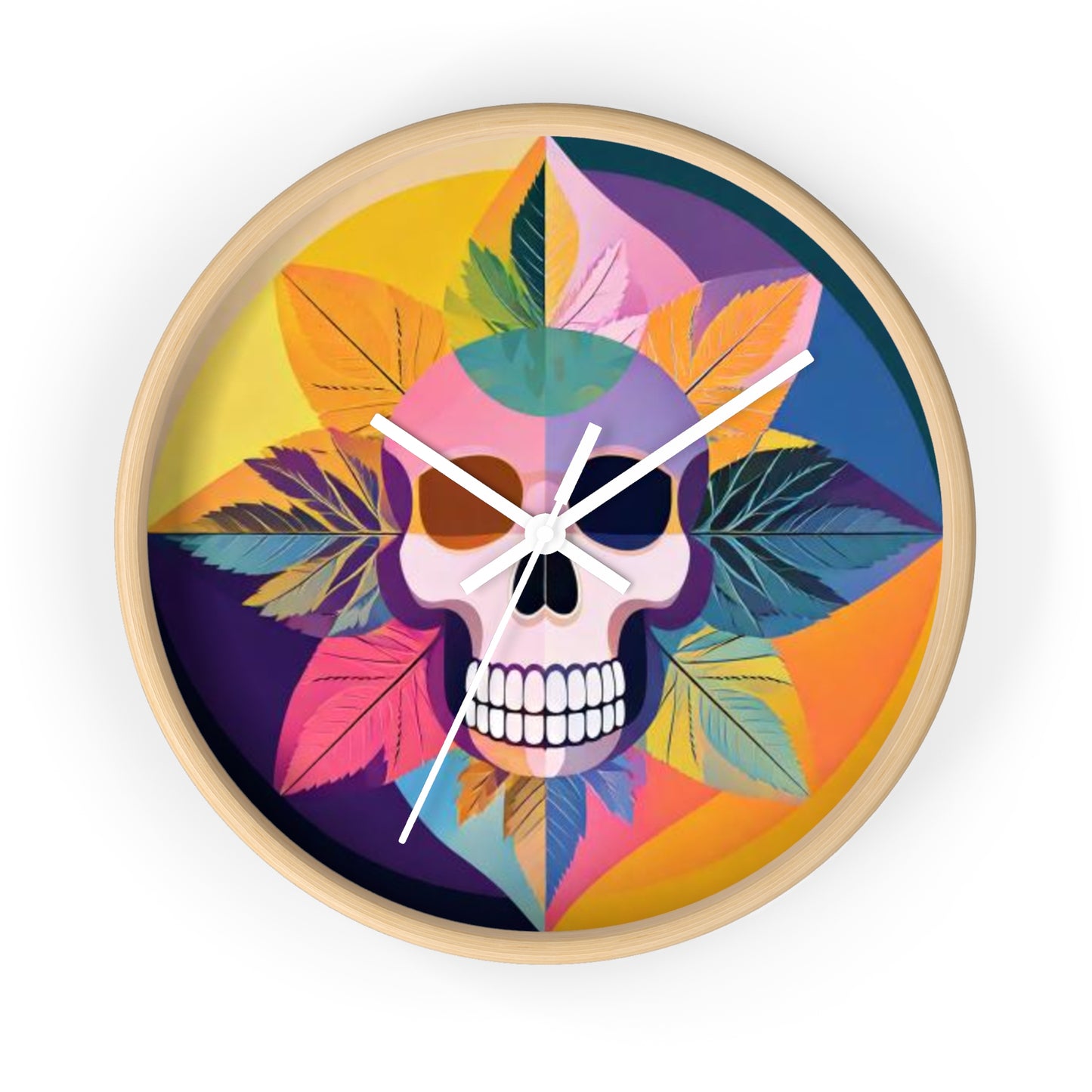 Floral Offering Bloom Wall Clock