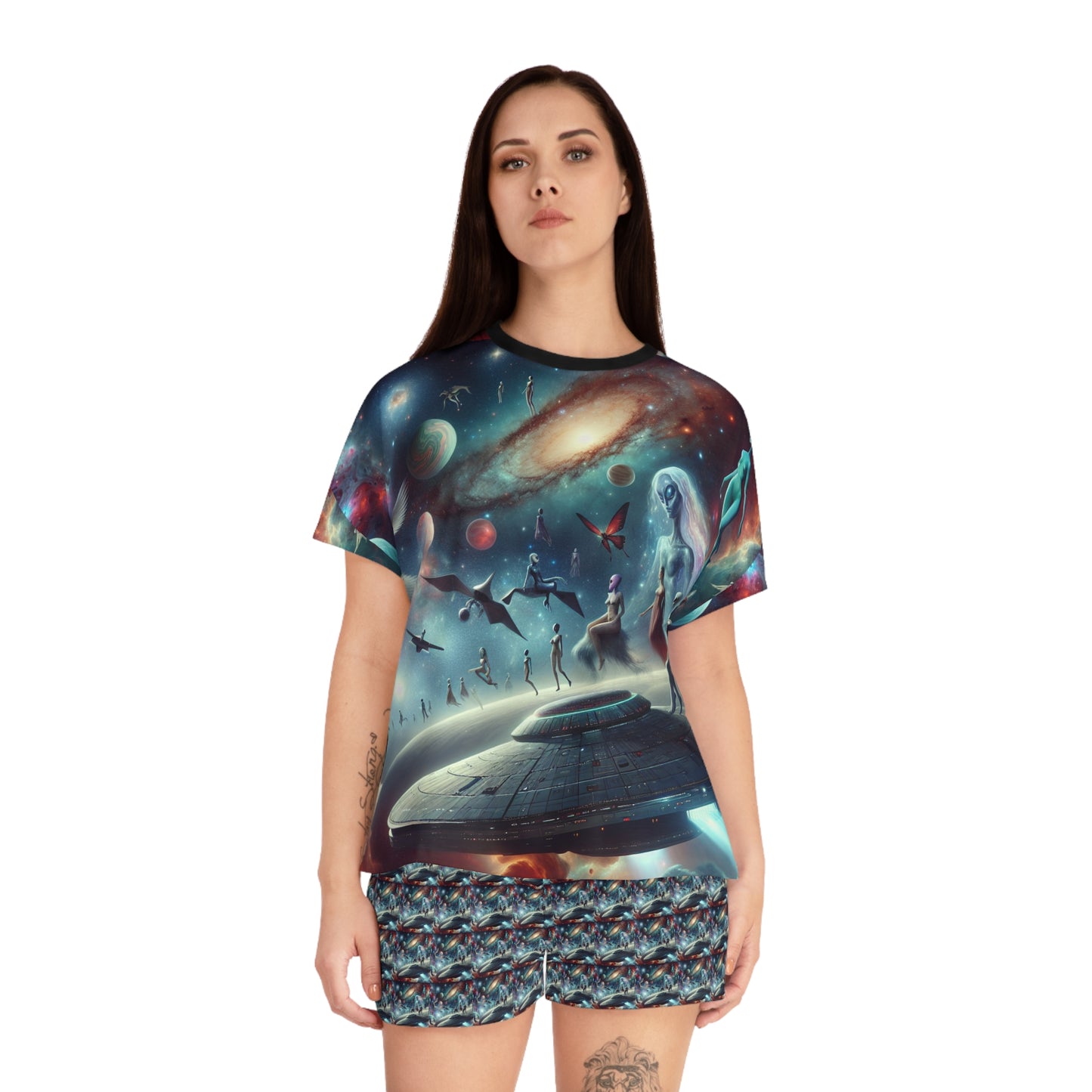 Women's Short Pajama Set (AOP)