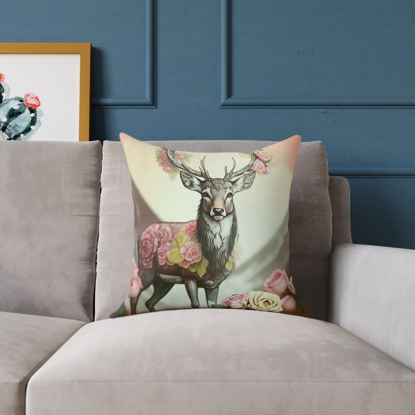 Love Her Square Poly Canvas Pillow