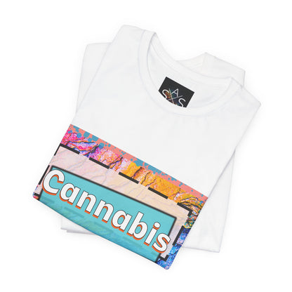 Trendy Cannabis Solutions Tee - Unisex Jersey Short Sleeve T-Shirt