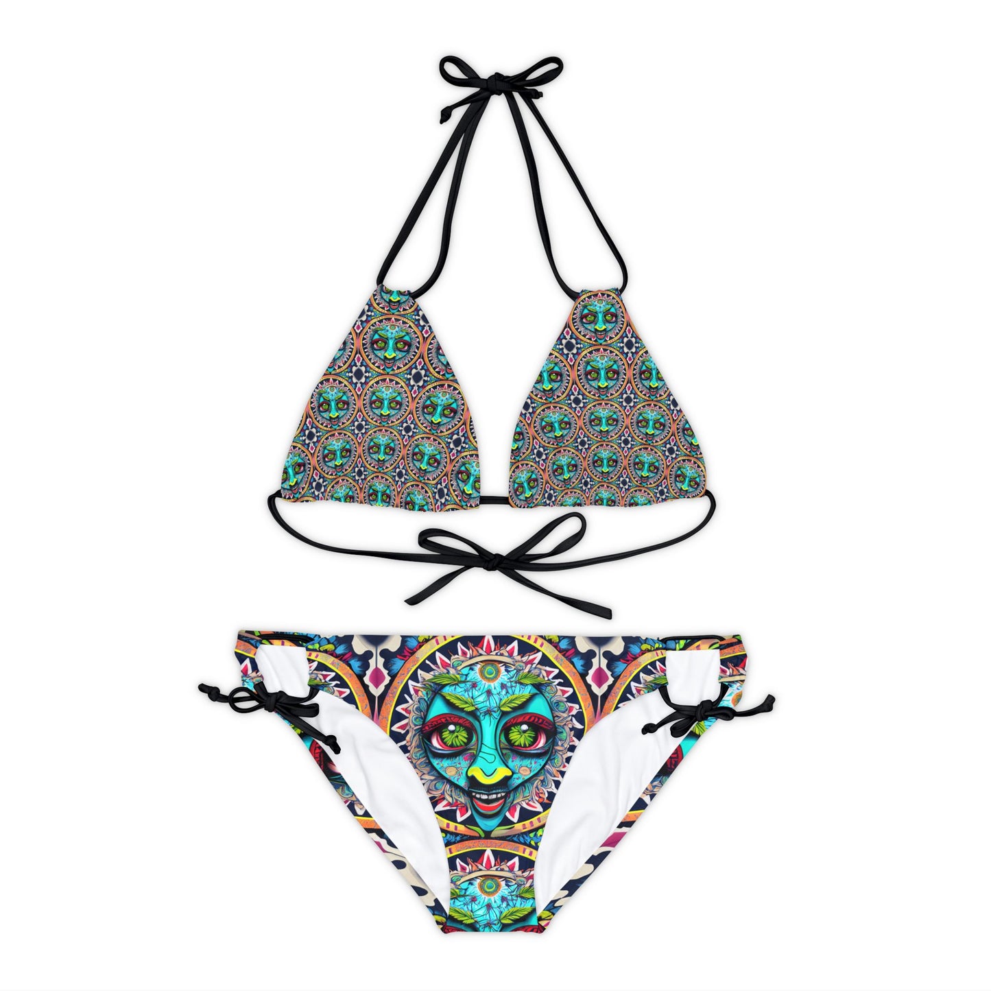 Strappy Bikini Set (AOP)