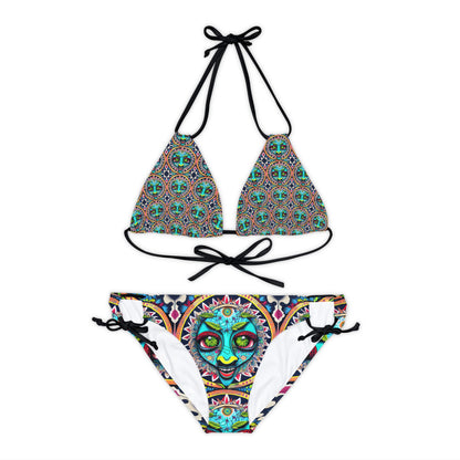 Strappy Bikini Set (AOP)