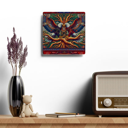 Guided Warriors Acrylic Wall Clock