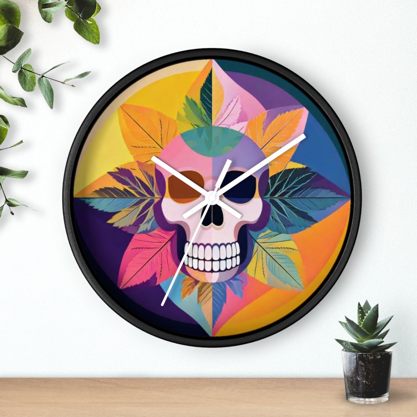 Floral Offering Bloom Wall Clock