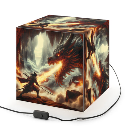 Warriors Light Cube Lamp