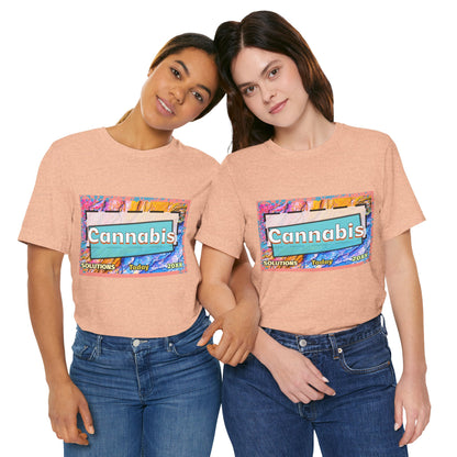 Trendy Cannabis Solutions Tee - Unisex Jersey Short Sleeve T-Shirt