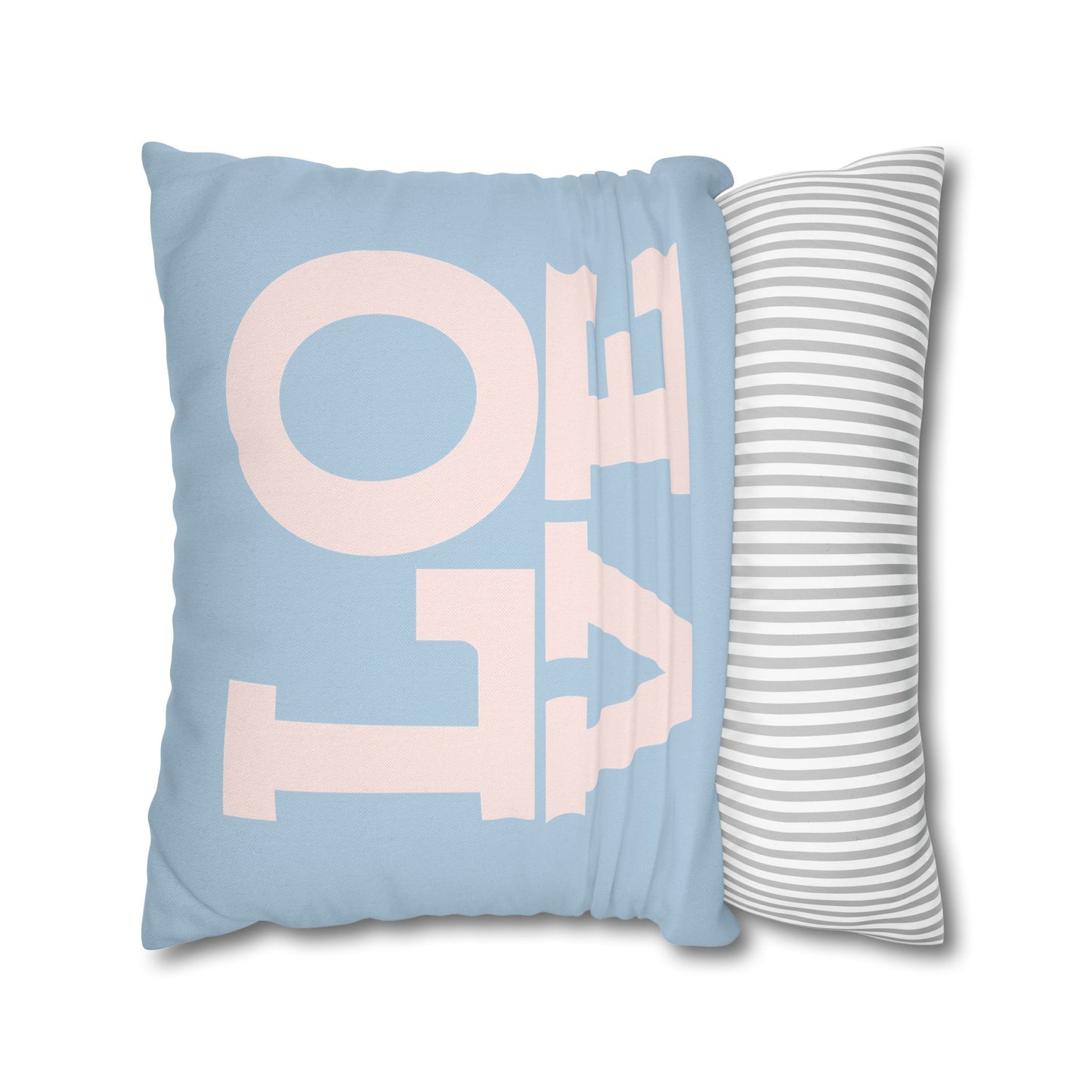 Spun Polyester Square Pillowcase