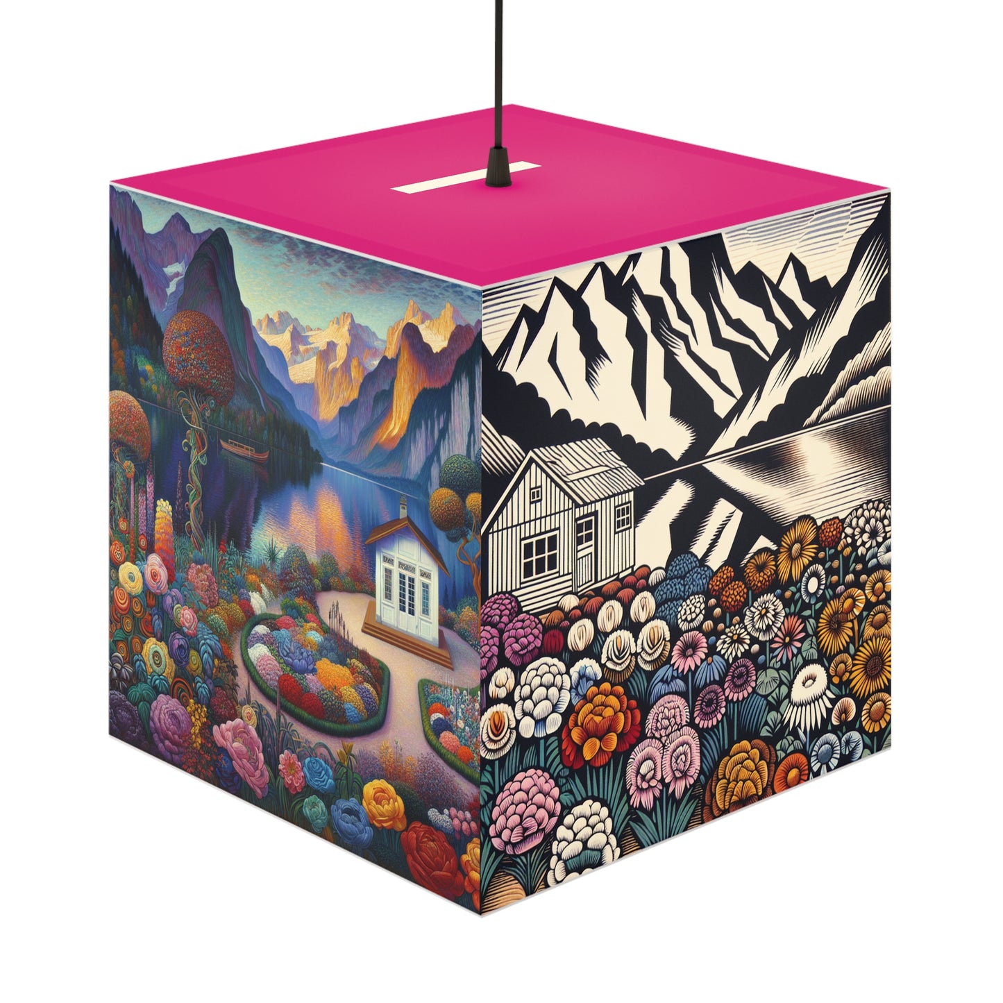 Simple Alluring Style Dreamy Light Cube Lamp