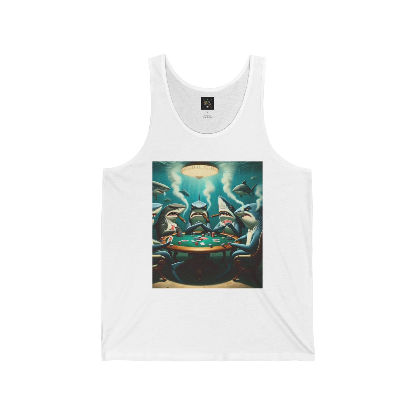 Sharks Bite Unisex Jersey Tank