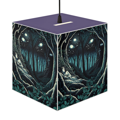 Nature Loves You Light Cube Lamp