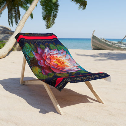 Simple Alluring Style Lily at the Beach Towel