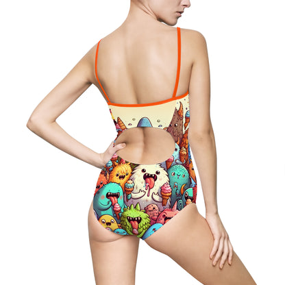 Women's One-piece Swimsuit (AOP)