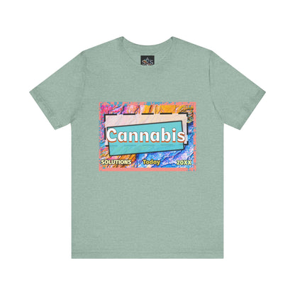 Trendy Cannabis Solutions Tee - Unisex Jersey Short Sleeve T-Shirt